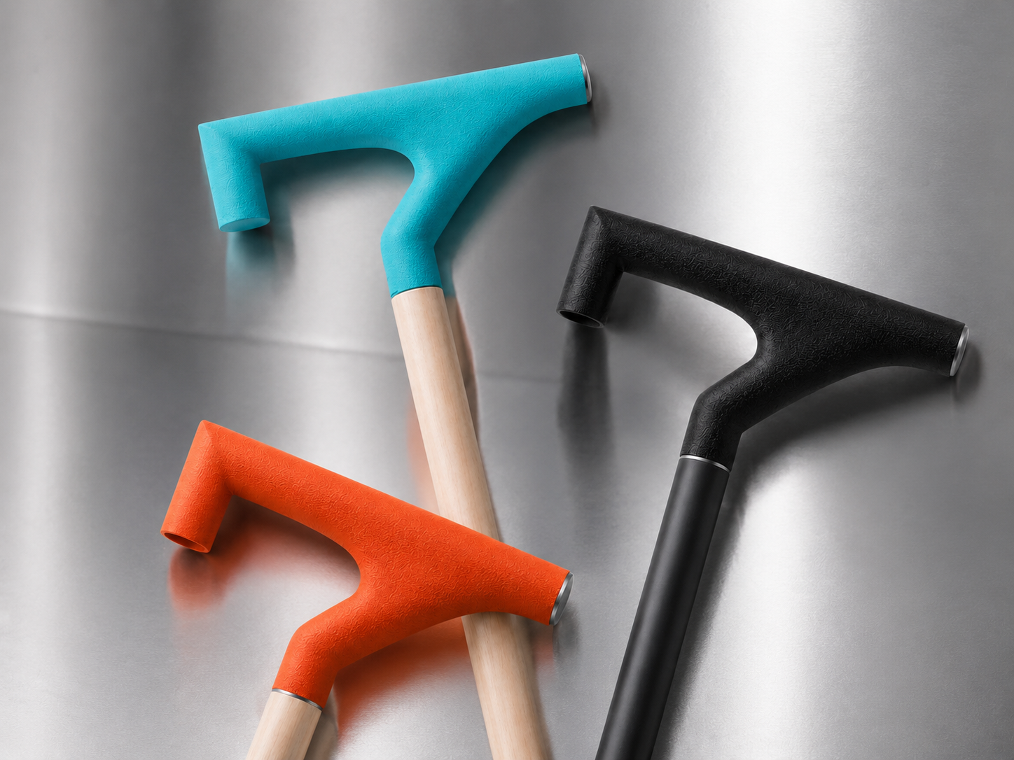 RAMZ walking sticks in colour